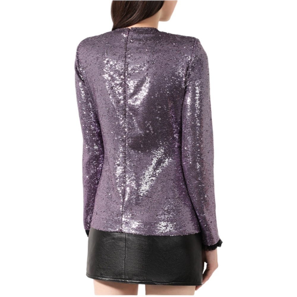 New with tags PHILOSOPHY DI LORENZO SERAFINI Metallic Sequin Top Size:4 - Picture 3 of 13